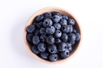 fresh blueberries.