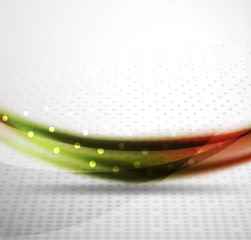 Colorful wave line, abstract background with light and shadow effects