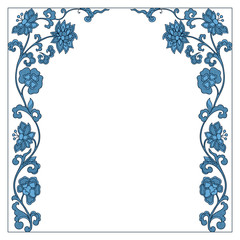 Vector vintage border frame