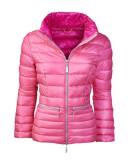 womens jacket isolated on white, clipping path