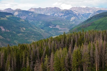 Beaver Creek, a ski resort  in the Rocky Mountains in Colorado