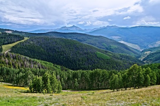 Beaver Creek, A Ski Resort  In The Rocky Mountains In Colorado