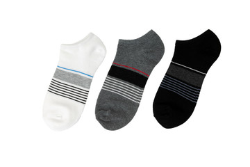 Socks isolated on white background. This picture have clipping path for easy to use.