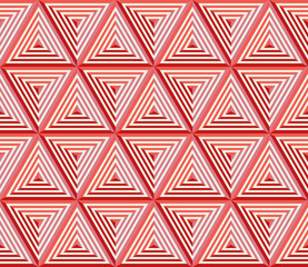 block pattern from striped triangles