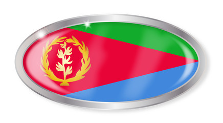 Eritrea Flag Oval Button