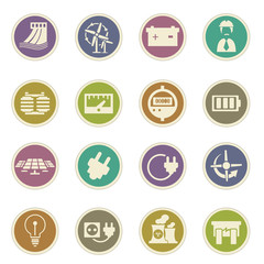 Electricity icon collection
