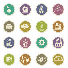 energy and power icons