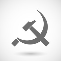 Illustration of  the communist symbol