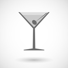 Illustration of a cocktail glass
