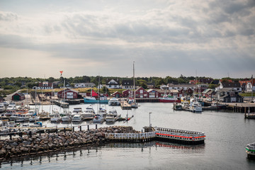 Læsø harbor in Denmark