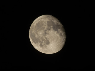 Obraz premium Waning gibbous moon