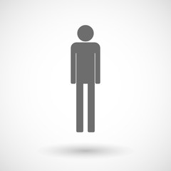 Illustration of a male pictogram