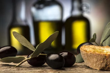 Foto op Plexiglas olive oil © MAURO