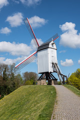 windmill in Bruges, Belgium