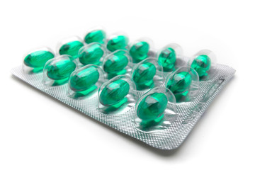 pills and tablet, the medical means, macro.