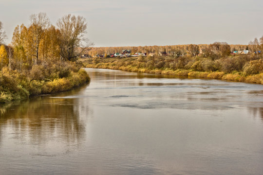 Autumn on the ruver Inya
