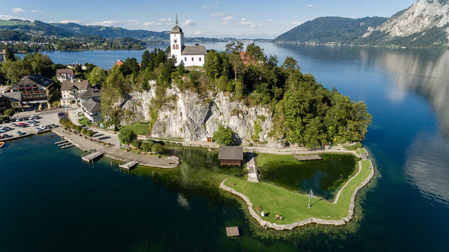 Traunsee, Luftaufnahme