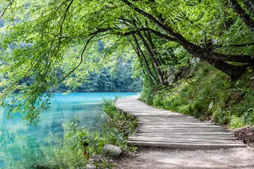 Fotobehang Meer Plitvice lakes, Croatia