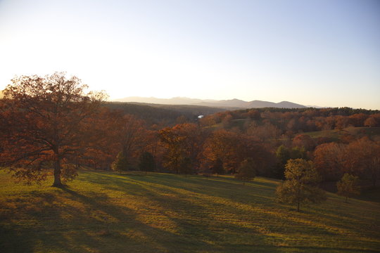 Blue Ridge Mountains 
in the fall