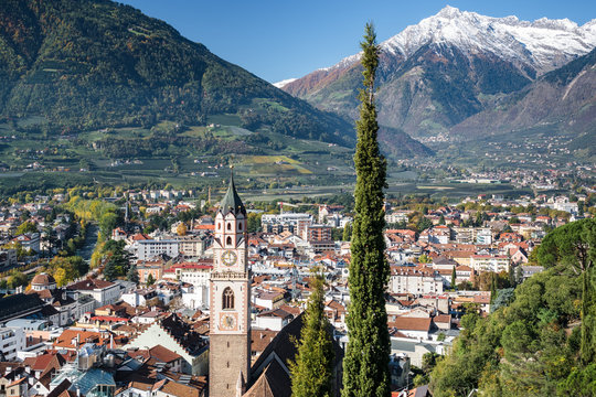 Meran mit der Pfarrkiche