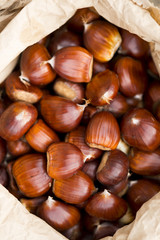 Raw chestnuts