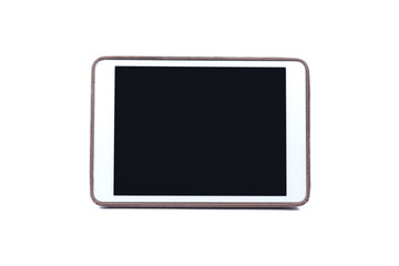 Digital tablet isolated on white background
