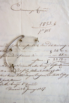 antica calligrafia e contabilit&agrave;
