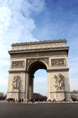Fototapeta na wymiar Paris, Triumphal arch