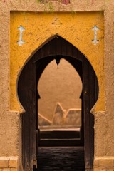 Naklejka premium inside a moroccan kasbah