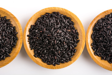 rice berry on white background