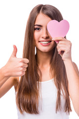 Woman with braces