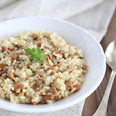 Risotto with mushrooms