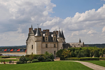 Fototapeta na wymiar Il castello di Amboise - Loira , Francia