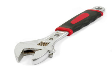 old wrench on white
