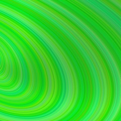 Green abstract curved background