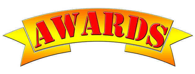 Awards Badge sign text