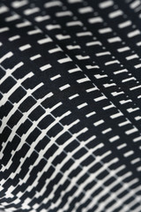 Texture of Black and White Fashion Prints Patterns with Geometric design textile