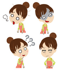 無感情な若い主婦セット