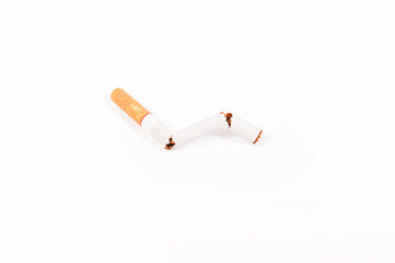 Crushing cigarette