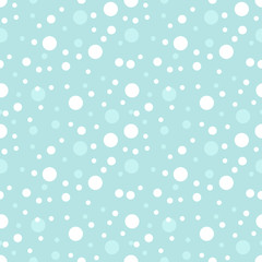 Snow seamless pattern