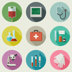 Medical icons set.
