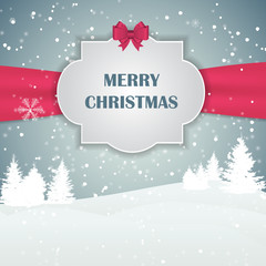 Christmas Snowflakes Background Vector Illustration