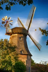 Fototapete Mühlen Windmühle in Jever, Deutschland - Windmill in Jever, Germany