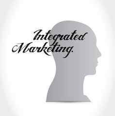 Integrated Marketing head sign concept