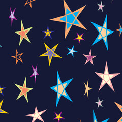 Obraz premium star background pattern