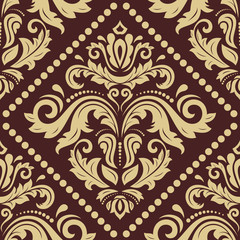 Fototapeta premium Seamless Oriental Vector Background
