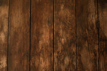 Aged Vertical Wood Floor