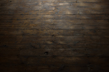 Worn Wood Plank Flooring