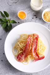 Ingredients for Pasta Carbonara