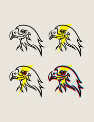 Thunder Eyes, art vector design